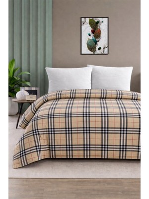 Happy Trend Kişilik Pike Yatak ÖRTÜSÜ%100 Pamuk 220X230 Mavi Ağaç
