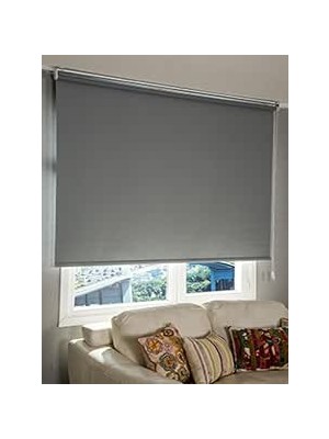 Happy Trend Gri Stor Perde Mat Kalın Keten Kumaş Alüminyum Kasa Gri 150 x 200 BYZT409