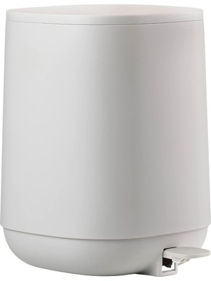 Happy Trend Denmark Time Banyo Için Çöp Kutusu, Küçük Kozmetik Kovası, Kapaklı Çöp Kutusu, Çap 20,8 Cm, Yükseklik 27,5 Cm, Kapasite 3 Litre, Yumuşak Gri