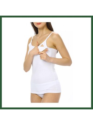 Bezos Emzirme Atleti 1268 White · Beden: Xl · Renk: White Bzst