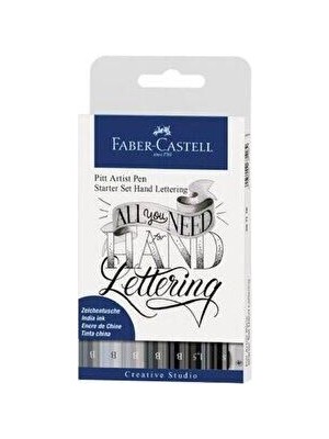 TeknoKapsül Faber-Castell Pitt Artist Pen Kaligrafi Seti 8li