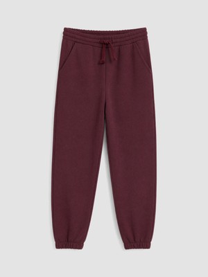 LC Waikiki Lc Waıkıkı Bordo Erkek Çocuk Jogger Eşofman Altı
