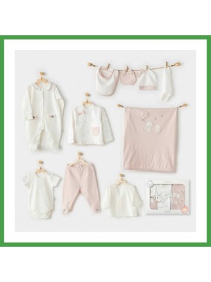 Soi Home AC25951 Ballerina 10 Parça Hastane Çıkışı Ekru · Beden: 0-3 Ay · Renk: Ekru Soı