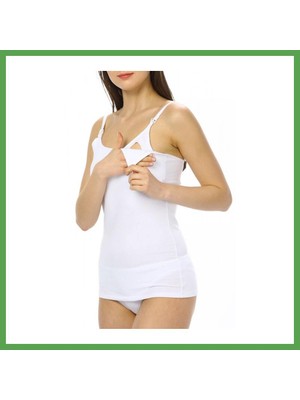 Bezos Emzirme Atleti 1268 White · Beden: L · Renk: White Mgc