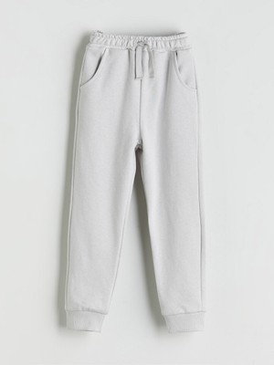 LC Waikiki Lcw Kids Gri Beli Lastikli Erkek Çocuk Jogger Eşofman Alt