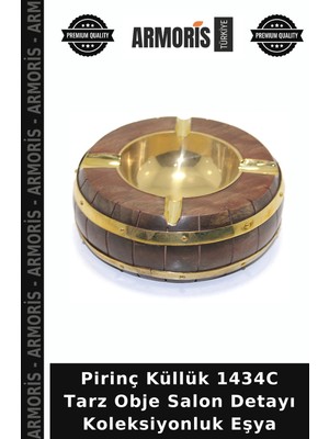 Armoris Pirinç Küllük 1434C Tarz Obje Salon Detayı Koleksiyonluk Eşya