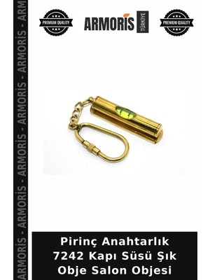 Armoris Pirinç Anahtarlık 7242 Kapı Süsü Şık Obje Salon Objesi