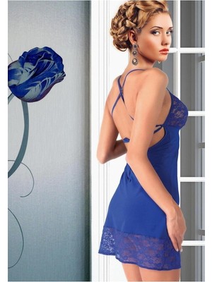Royal Rain Store Miorre Gecelik String Takım Yeni Sezon,sax Mavi S/M,YUR-YD39413