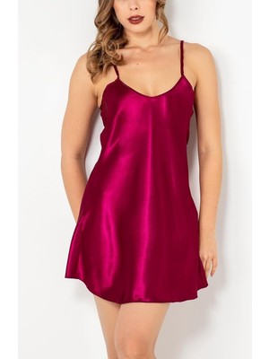 Royal Rain Store Ince Askılı Mini Saten GECELIK,ZENCHES18568