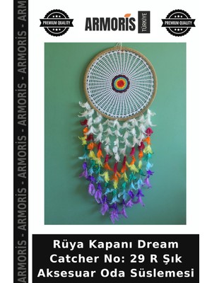 Armoris Rüya Kapanı Dream Catcher No: 29 R Şık Aksesuar Oda Süslemesi
