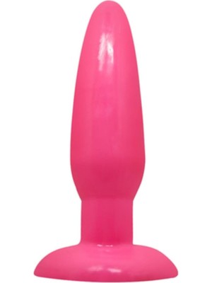 Royal Rain Store Truvashop 14 cm Vantuzlu Anal Plug Anal Tıkaç Tıpa Pembe Anal Dildo