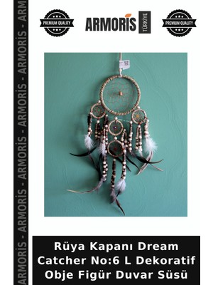 Armoris Rüya Kapanı Dream Catcher No:6 L Dekoratif Obje Figür Duvar Süsü