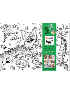 Akademi Çocuk Funny Mat - Uzaylılar 33,5X48CM