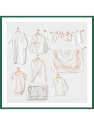 Vintessy Vıntessy AC25551 Newborn Set Pınk Baloons 10'lu Hastane Çıkışı Ekru · Beden: 0-3 Ay · Renk: Ekru BZS01