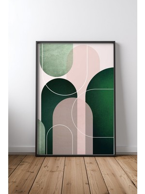 Keyf Home Retro Elegance Tasarım 2 Siyah Çerçeveli Mdf Tablo Poster Salon Duvar Dekoru Hediye