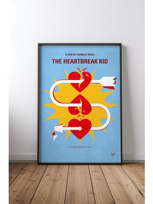 Keyf Home The Heartbreak Kid Siyah Çerçeveli Mdf Tablo Poster Salon Duvar Dekoru Hediye