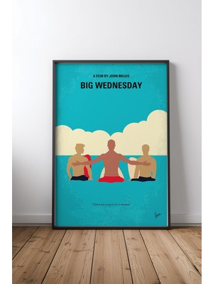 Keyf Home Big Wednesday Siyah Çerçeveli Mdf Tablo Poster Salon Duvar Dekoru Hediye