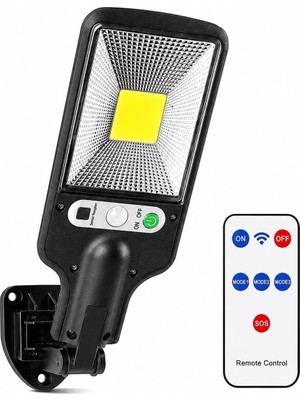 Özkaya Store Güneş Enerjili 30 Cob LED Dış Mekan Duvar Lambası