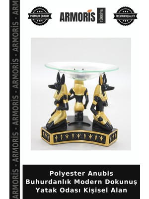Armoris Polyester Anubis Buhurdanlık Modern Dokunuş Yatak Odası Kişisel Alan