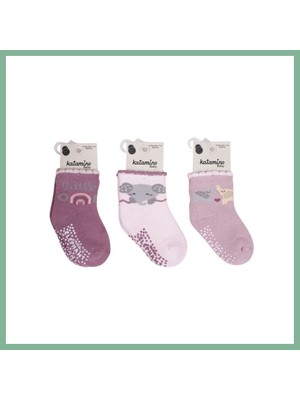 Bşk Virgo Mirselin Abs'li Havlu Kız Bebek Soket Çorap K45892 (Adet Fiyatıdır) · Beden: 0-6 Ay · Renk: Asorti BSK2026