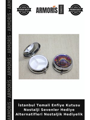 Armoris Istanbul Temali Enfiye Kutusu Nostalji Sevenler Hediye Alternatifleri Nostaljik Hediyelik