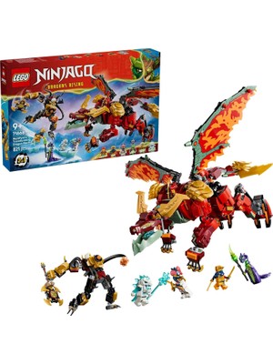 Özkaya Store LEGO Nınjago Wyldfyre'ın Dönüşen Ejderha Robotu 71868