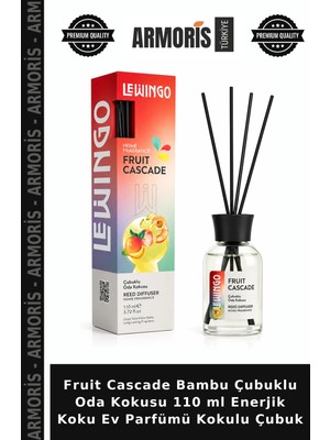 Armoris Fruit Cascade Bambu Çubuklu Oda Kokusu 110 ml Enerjik Koku Ev Parfümü Kokulu Çubuk