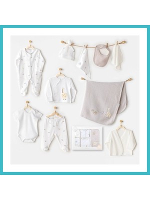 Defne Store AC25801 Little 10'lu Hastane Çıkışı White · Beden: 0-3 Ay · Renk: White Dfnbez
