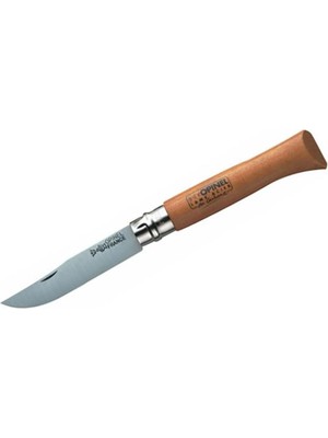 OEM Opinel Kayın Saplı Karbon Çelik Çakı, Unisex, Kahverengi, Nr.10