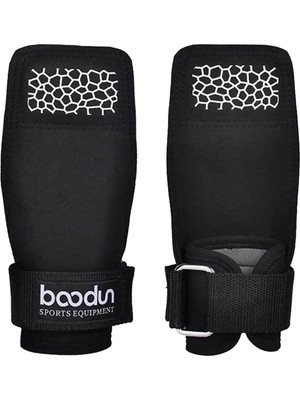 OEM Profesyonel Fitness ve Crossfit Eldiveni Big Grip Pro Lifting Straps Siyah