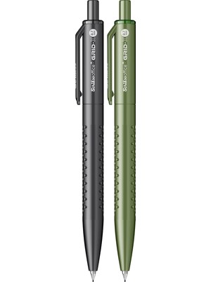 OEM Scrikss Office Grid x Versatil Kalem 0.7 mm Koyu Gri Yeşil 2'li Blister