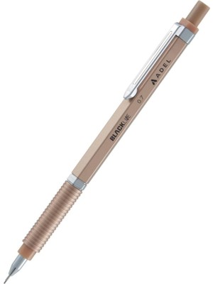 OEM Adel Blackline 0.7 Mekanik Uçlu Kalem - Metalik Sarı