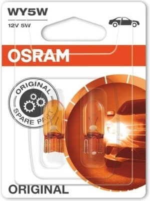 Özkaya Store Osram 12V 5W Dipsiz T10 Turuncu Park Ampulü (2 Adet)