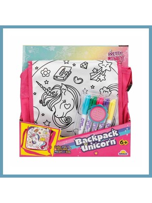 Bezos Boyanabilir Desenli Unicorn Sırt Çantası MBT06