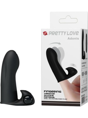 Özkaya Store Adonis Güçlü Titreşimli Parmak Vibratör Vajinal Klitoral Mastürbatör