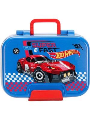 OEM Wiggle Bento 1030ML Lunchbox Hotwheels Lisanslı Tek Katlı 2 Bölmeli Paslanmaz Çelik Sefer Tası Yemek Kutu