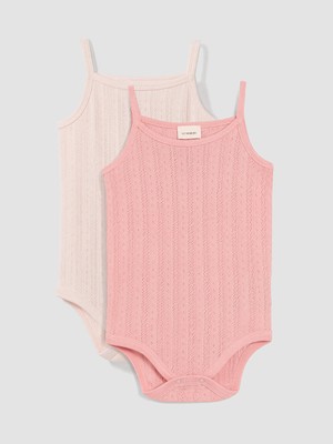 LC Waikiki Lcw Baby Pembe Askılı Kız Bebek Takım