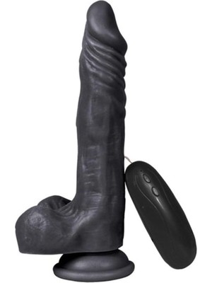 Özkaya Store Truvashop Belden Bağlamalı Titreşimli Zenci Realistik Protez 21 cm