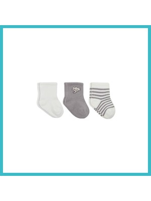 Defne Store Elephant Boy 3'lü Penye Soket Çorap 10135 Ekru · Beden: 0-3 Ay · Renk: Ekru Dfnbez