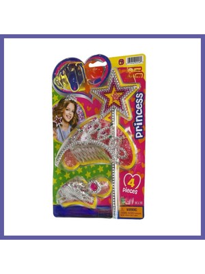 Nida S01002256 Kokoş Set Taç/asa Simli 4prç Nıda