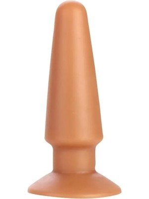 Üstüner 13 cm Realistik Vantuzlu Anal Gevşetici Tıkaç Alıştırıcı Plug