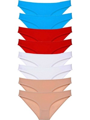 Northcity 8 Adet Süper Eko Set Likralı Kadın Slip Külot 529