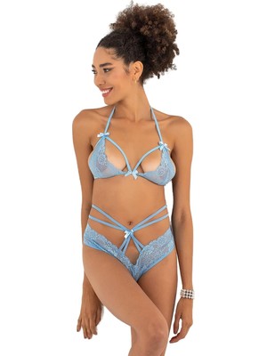 Üstüner Miorre Babydoll GECELIK-010-3794 Mavi S-M