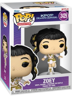 Tr Pop! Animasyon: Kpop Demon Hunters - Zoey - Koleksiyon Vinil Figür - Hediye Fikri - Resmi Ürün