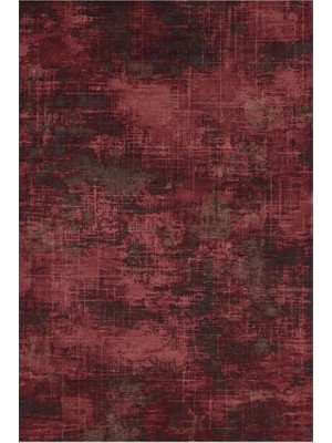 Alea Klasik Desenli Jüt Taban Dokuma Halı, Salon, Oturma ve Yatak Odası Için, Bordo, 120X180 cm