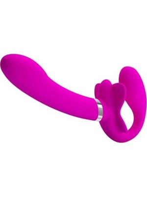 OEM Truvashop Valesie 12 Titreşimli Silikon Strap-On USB Şarjlı Mastürbatör