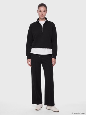 LC Waikiki Lcw Everyday Siyah Beli Lastikli Kadın Eşofman Altı