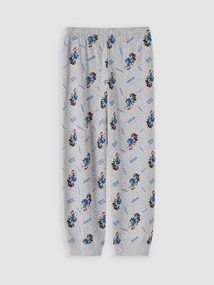 LC Waikiki Lcw Kids Gri Sonic Baskılı Erkek Çocuk Pijama Alt