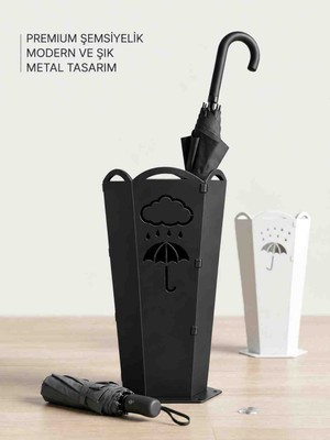 Kağanlar Siyah Premium Bulut Şemsiyelik
