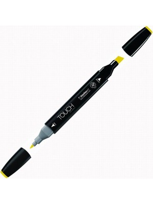 Tr Twin Brush Marker Y44, Çift Uçlu Sanat Markörü, Sarı